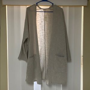 Donnie ribbed sweater coat